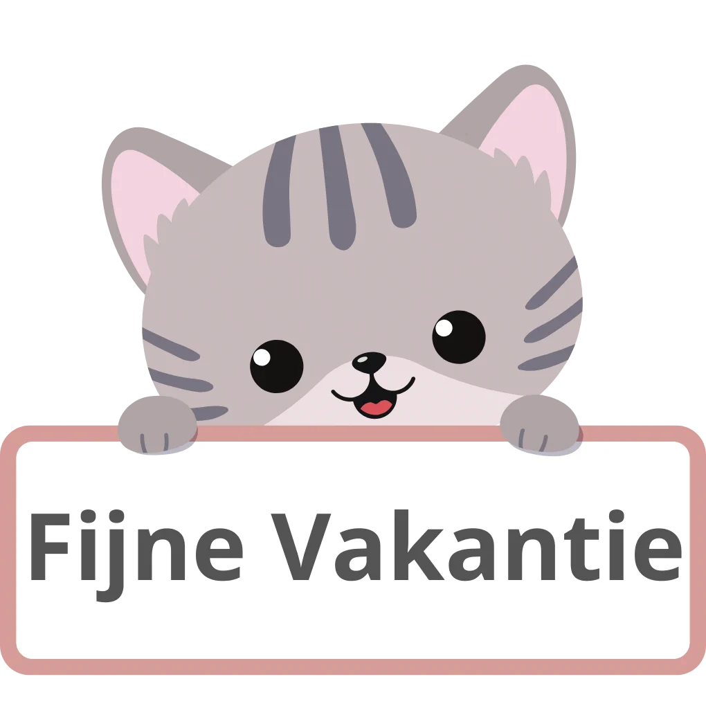 Fijne Vakantie Je kat wenst je een fijne vakantie